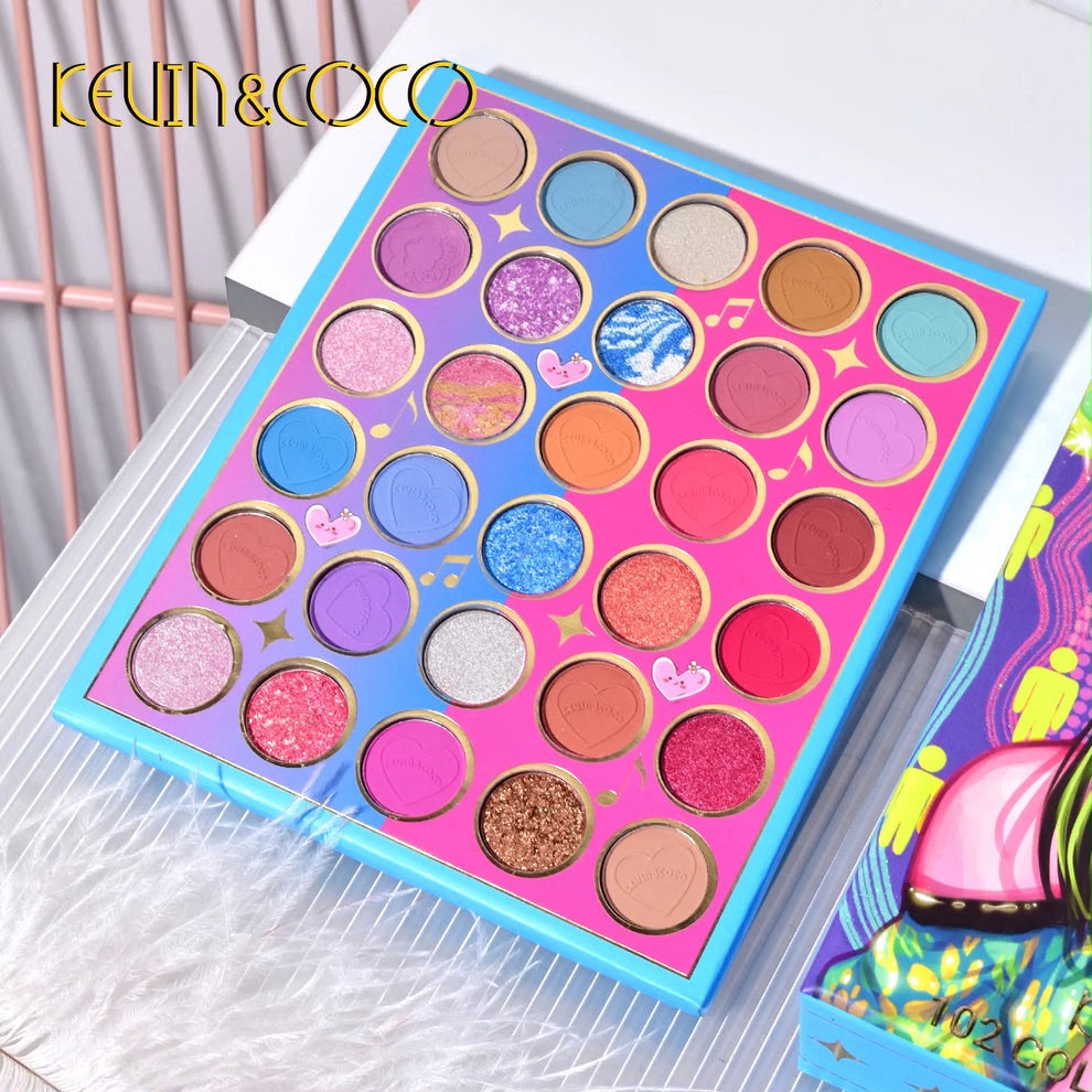 Paleta De Sombras Billie Ellish 102 tonos - Kevin & Coco 