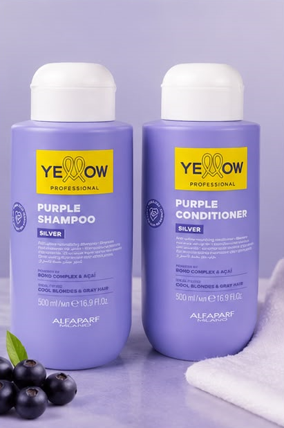 Matizador - Kit Yellow Professional Purple Silver