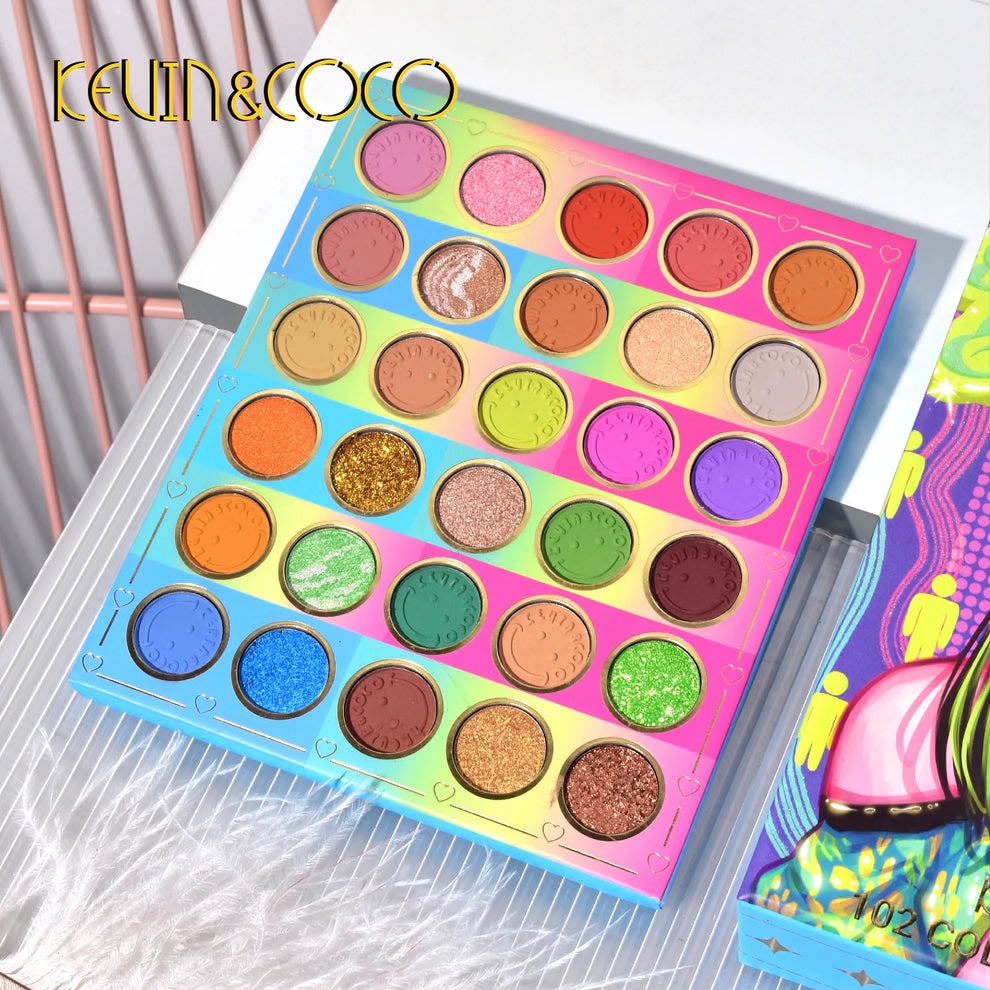 Paleta De Sombras Billie Ellish 102 tonos - Kevin & Coco 