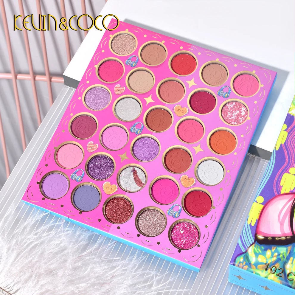 Paleta De Sombras Billie Ellish 102 tonos - Kevin & Coco 