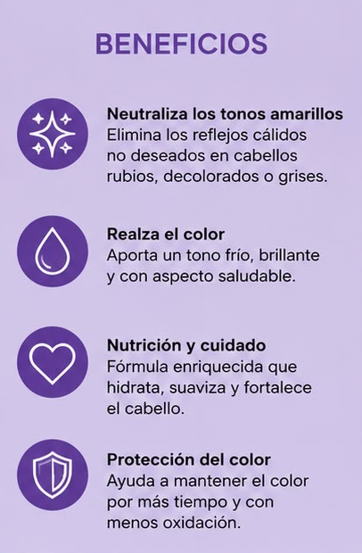 Matizador - Kit Yellow Professional Purple Silver