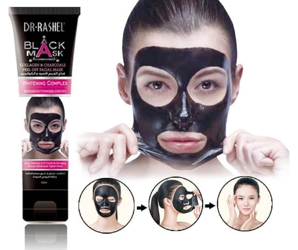 Mascarilla Facial Peel-Off Black con Carbón de Bambú y Colágeno