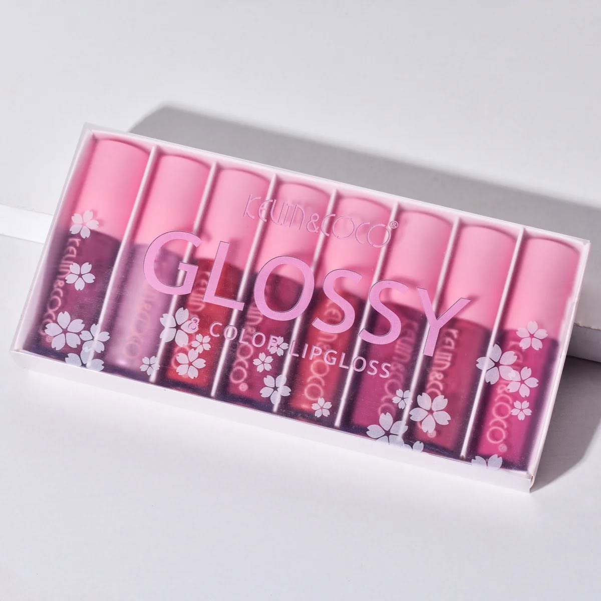 Juego De Brillos De Labios Glossy De 8 Colores - Kevin & Coco