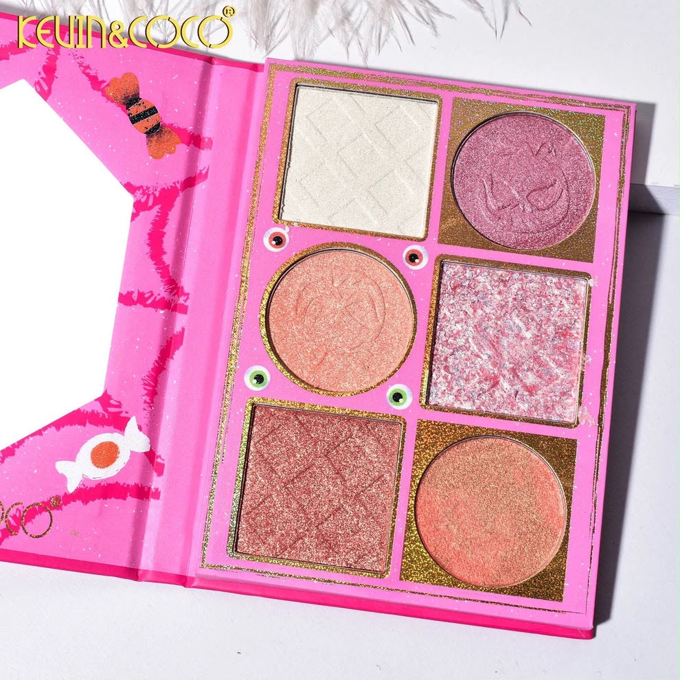 Paleta de Iluminadores 6 tonos - Kevin & Coco