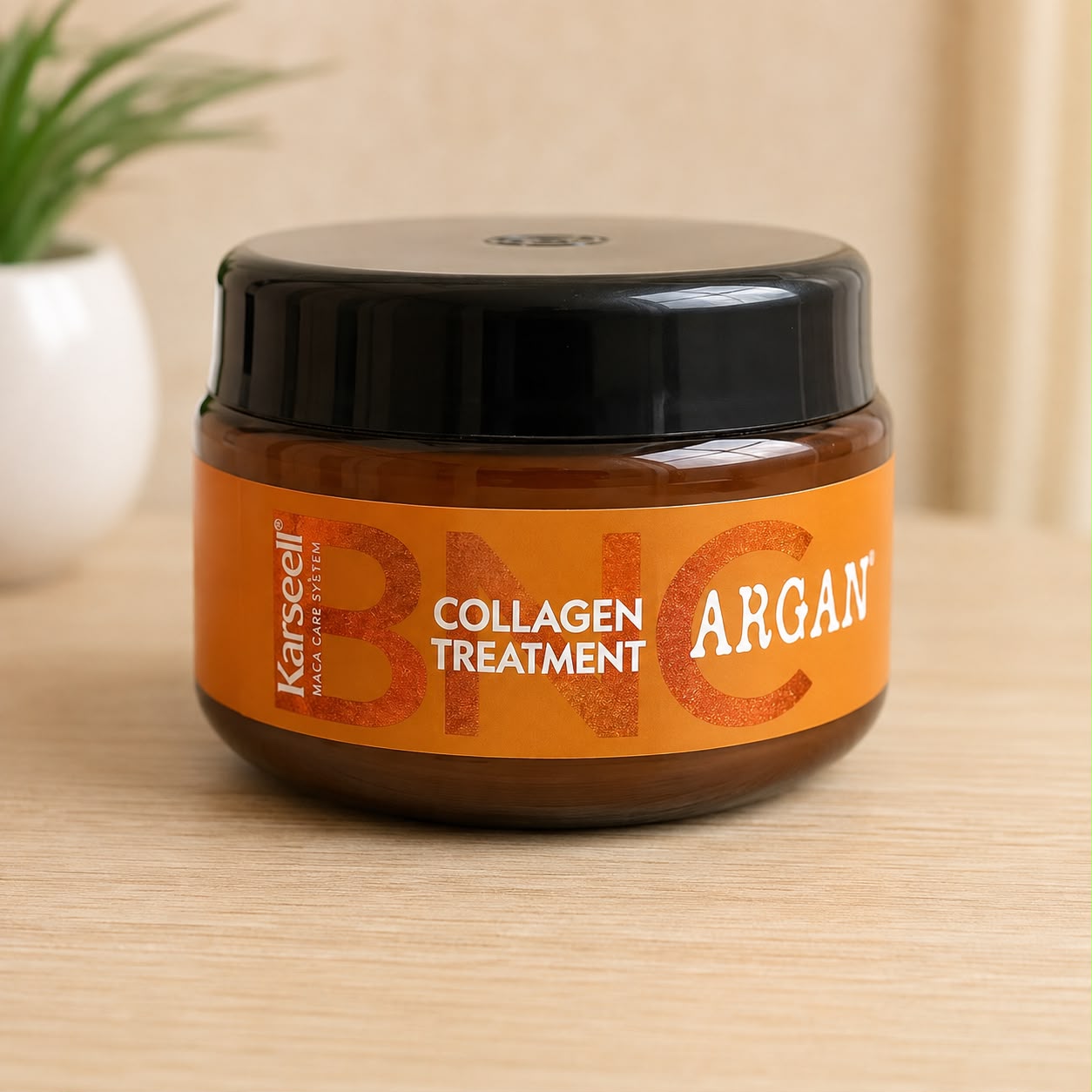 ✨ Tratamiento Capilar de Colágeno & Argán 550 ml | Reparación Profunda, Brillo y Suavidad